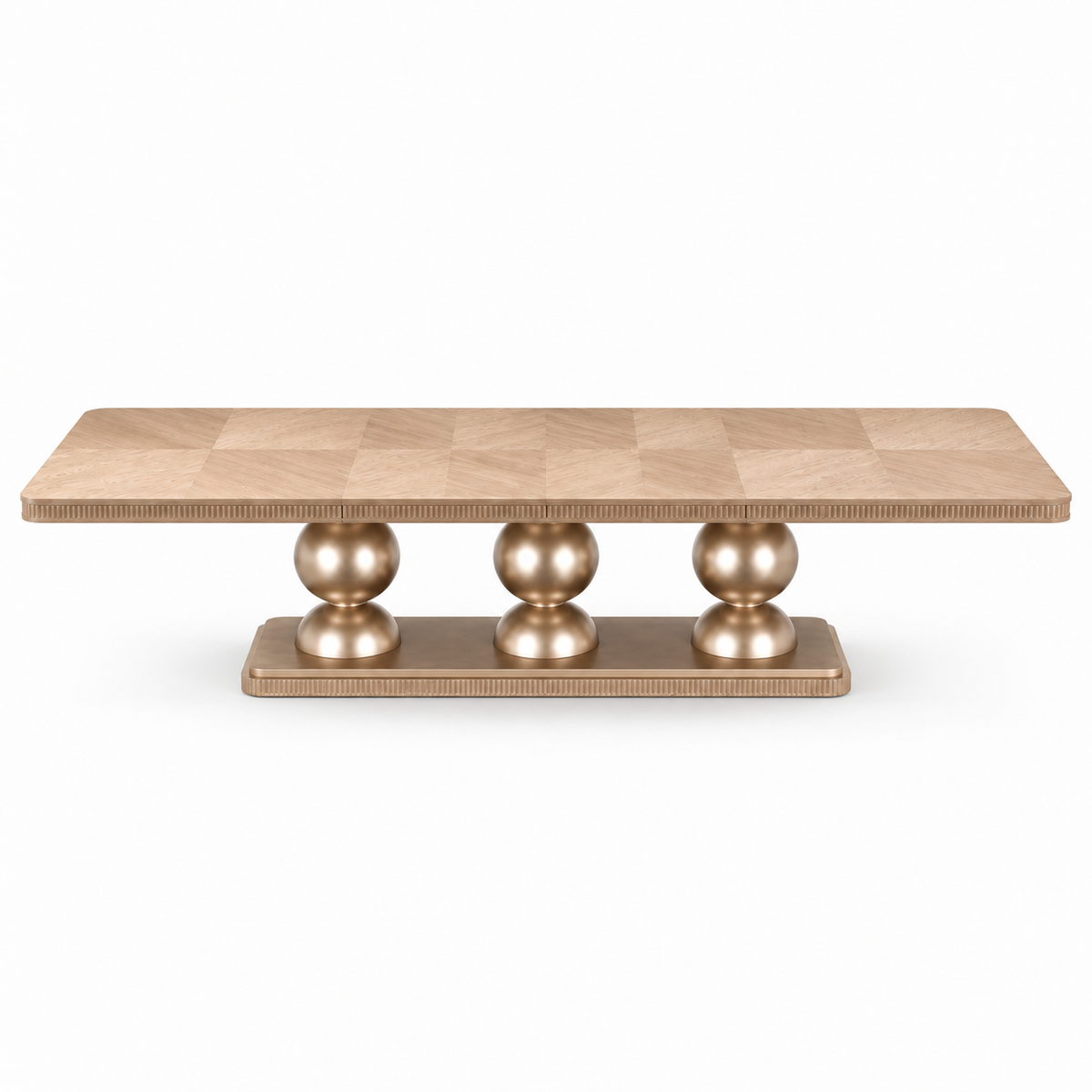 West Kensington Extendable Dining Table — front view on a white background