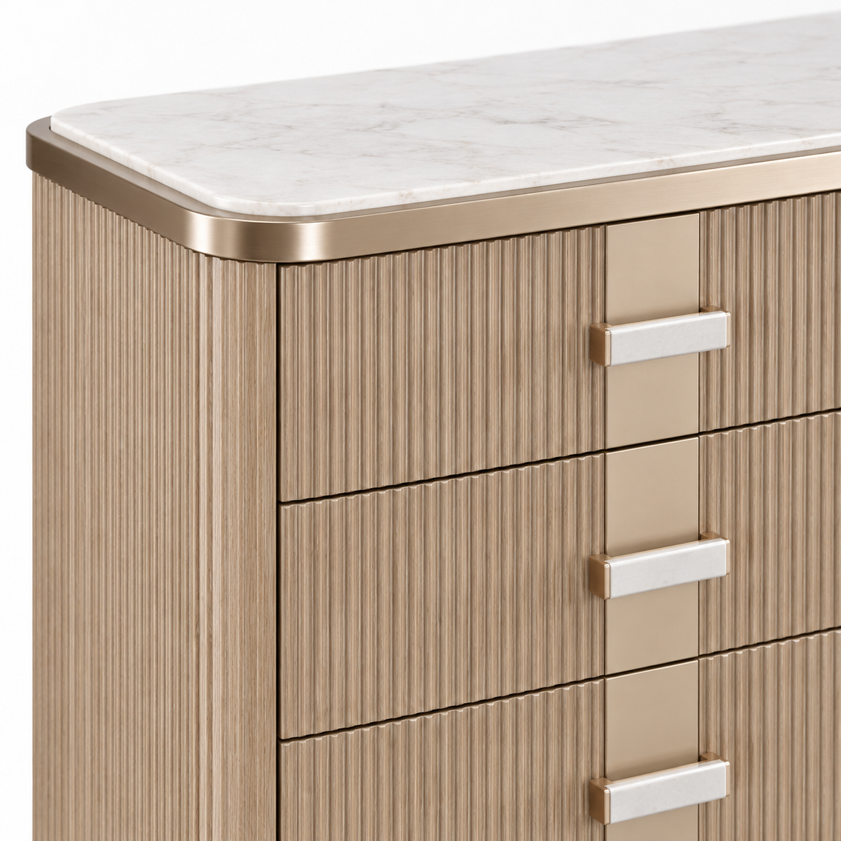 West Kensington Highboy Chest — design detail on a white background