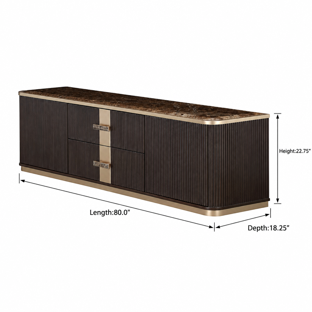 West Kensington Media Cabinet — dimensions