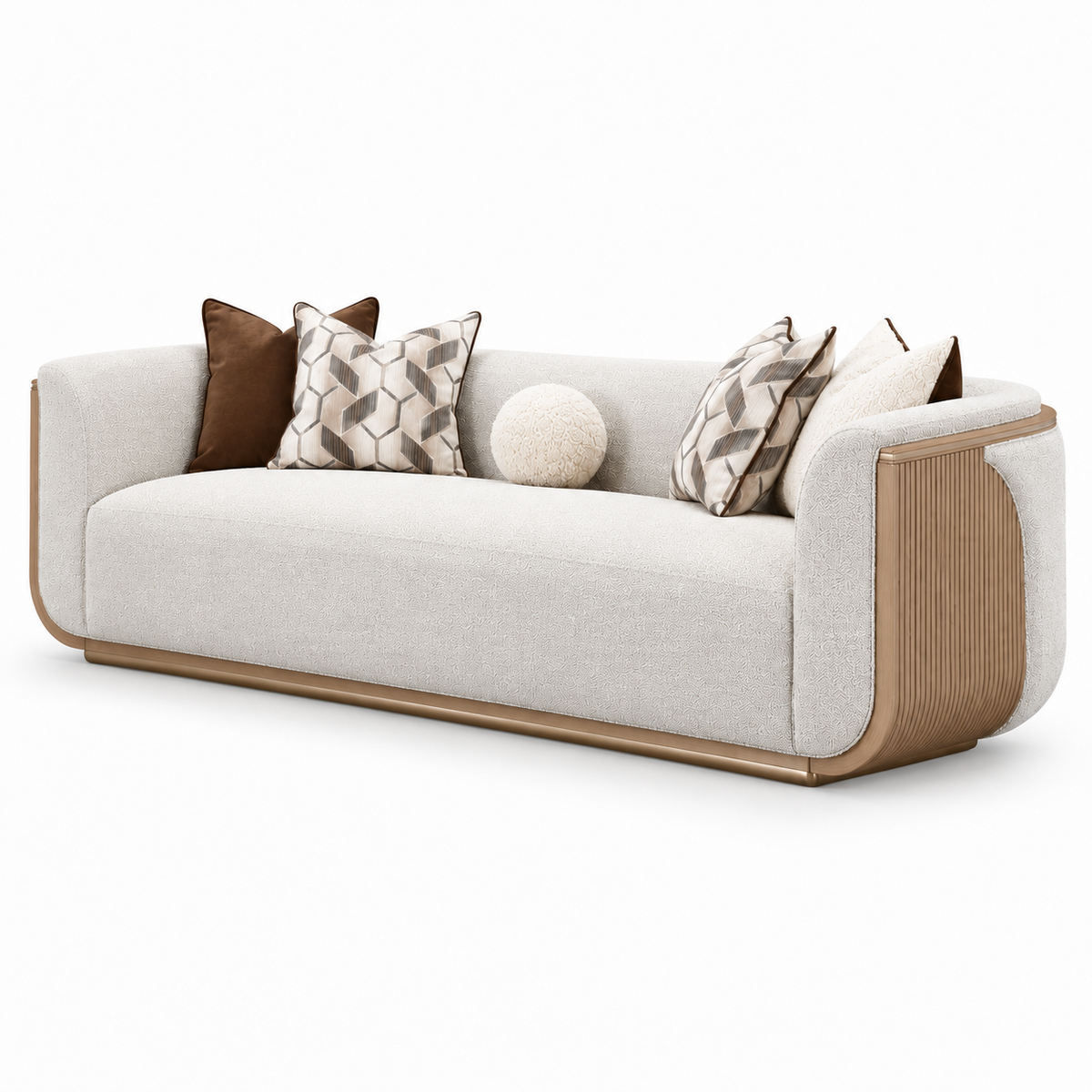 West Kensington Sofa — three-quarter view on a white background