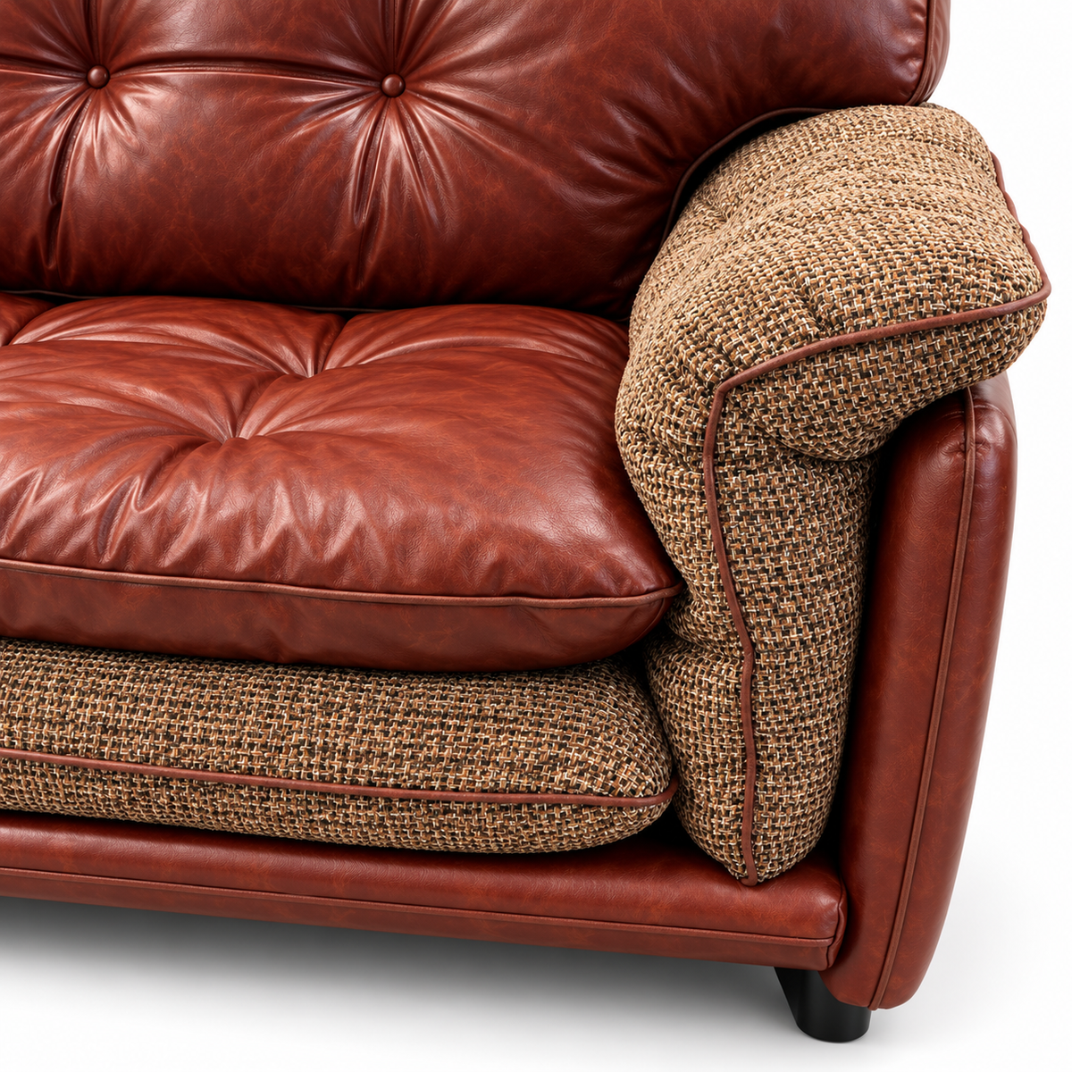 Wistere Sofa — woven arm and layered seat detail