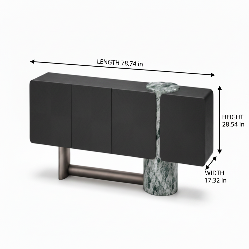 Wrenford Sideboard main-image dimension diagram