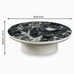 Xavero Coffee Table round dimension diagram
