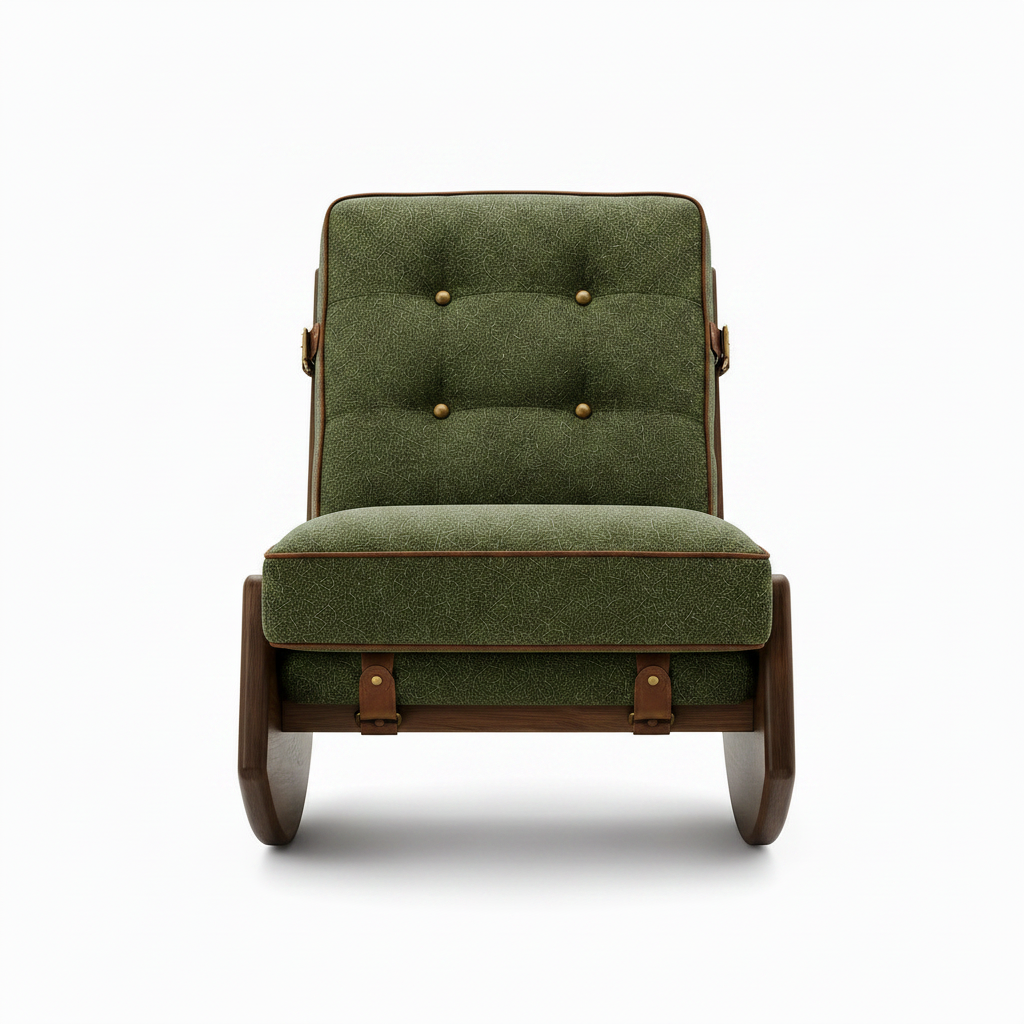 Xylaro Accent Chair straight-on front view on a white background