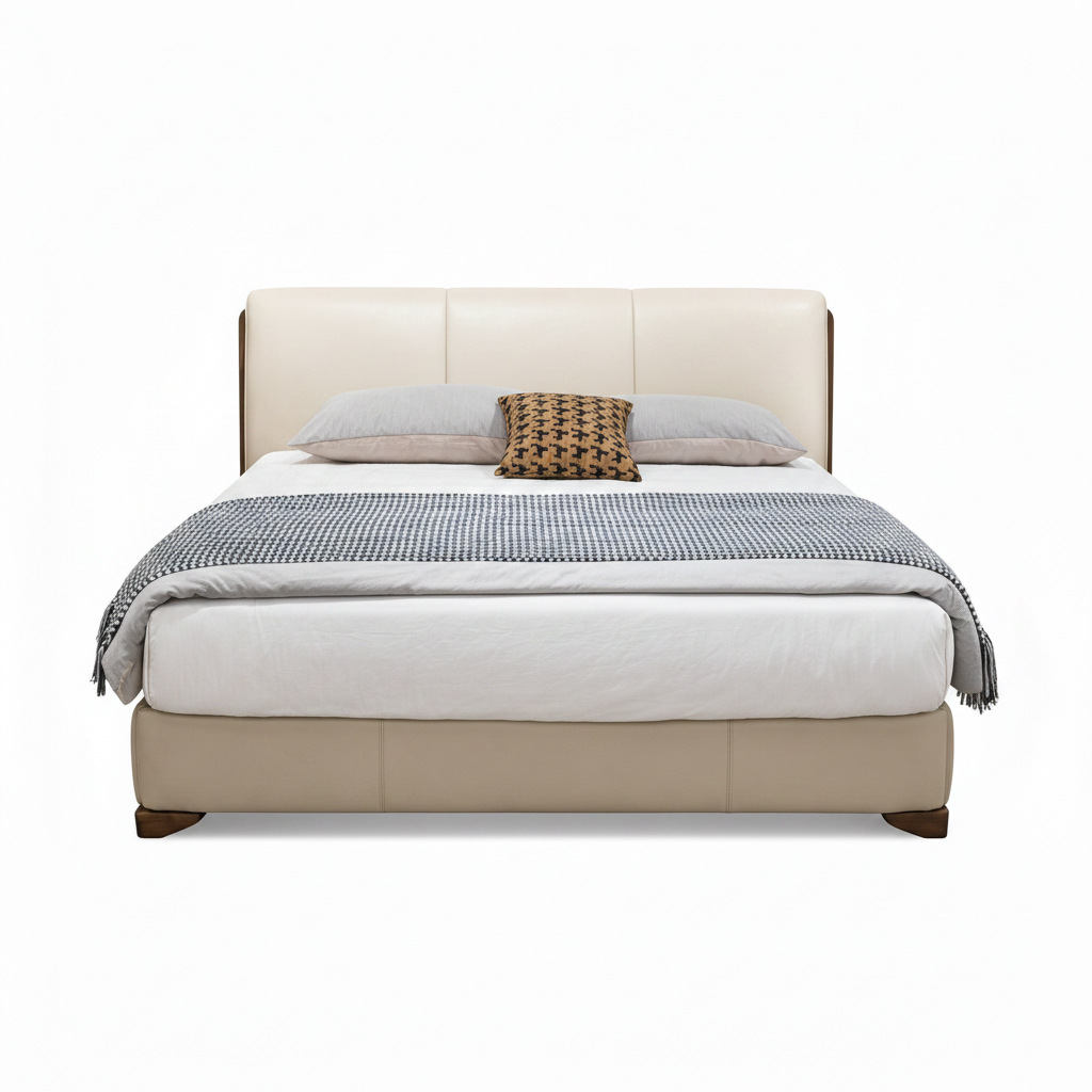 Yarden Bed straight-on front view on a white background
