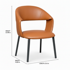 Yarenne Dining Chair dimension diagram