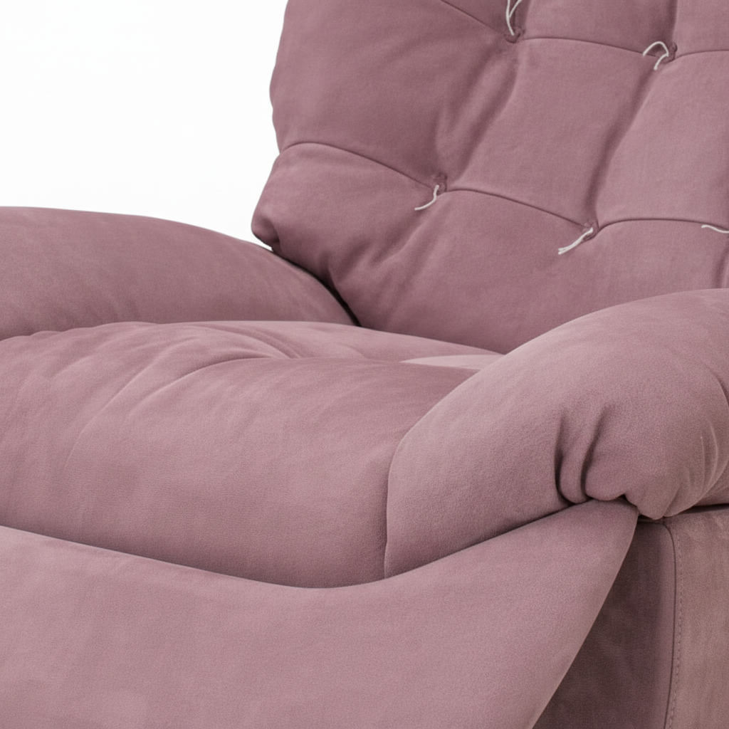 Zelcourt Accent Chair close-up of upholstery fabric detail on a white background