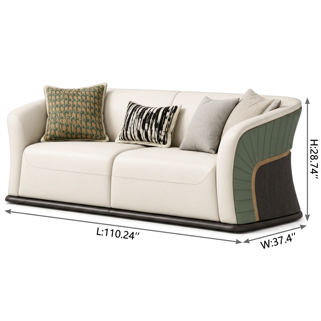 Zevrane Sofa — dimensions