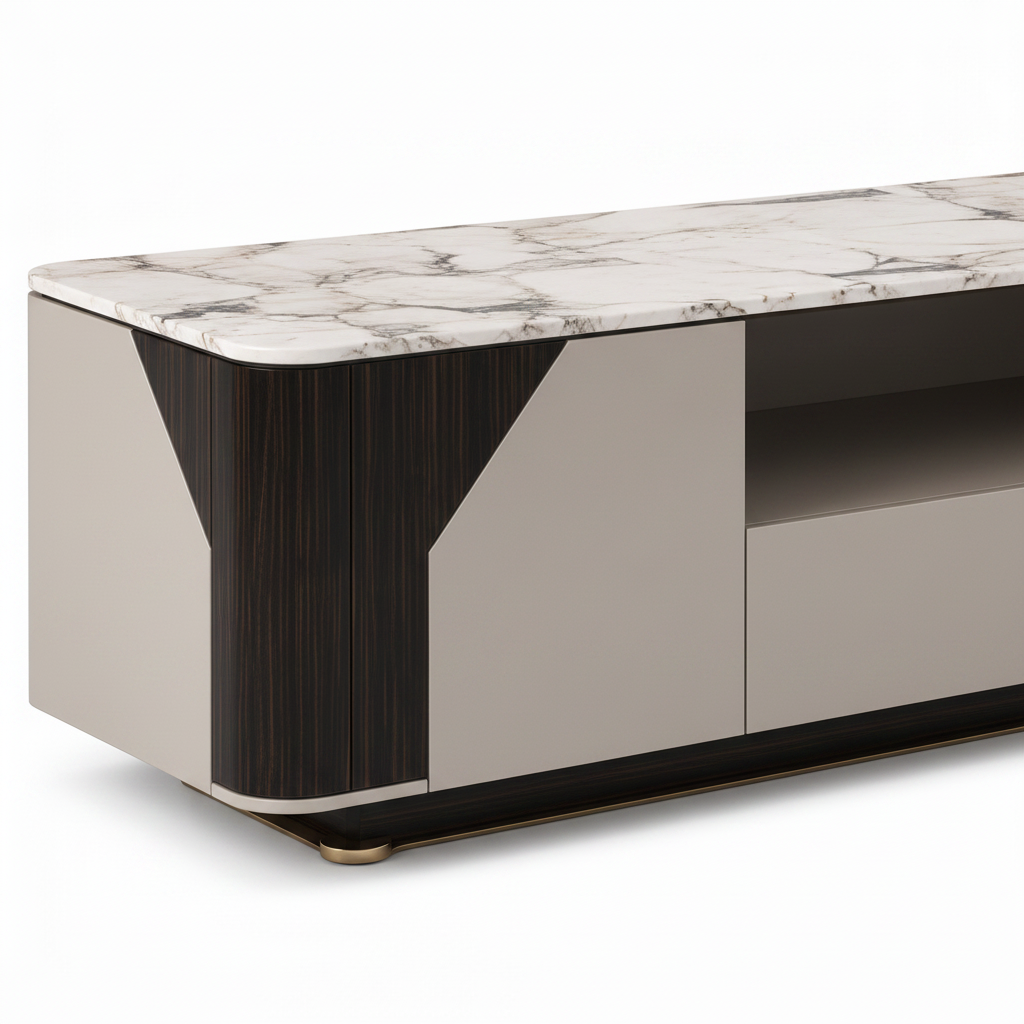 Zevrane TV Stand 材质细节图
